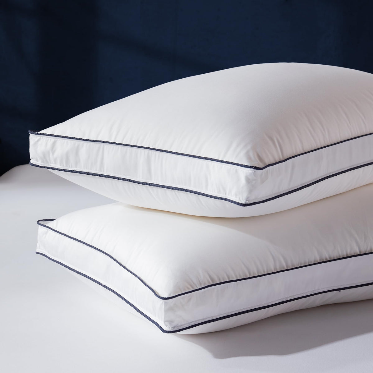 Decroom king-size goose down fiber pillow 2-pack for hotel luxury at home