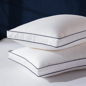Decroom king-size goose down fiber pillow 2-pack for hotel luxury at home