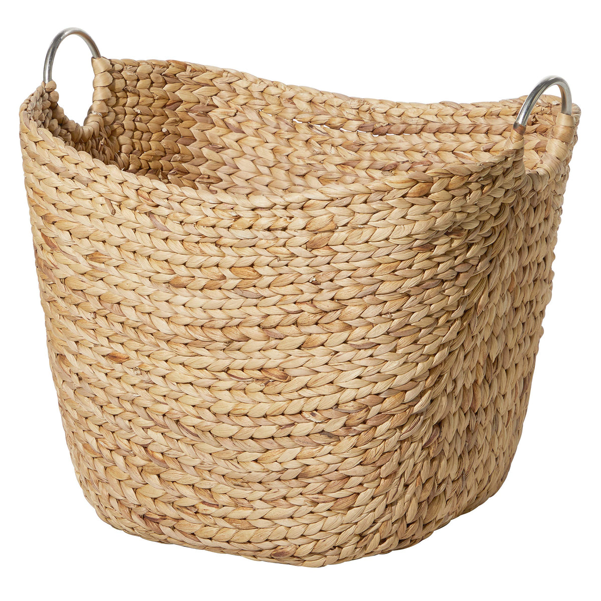 Deco 79 size 21x17x19 brown seagrass basket for home organization