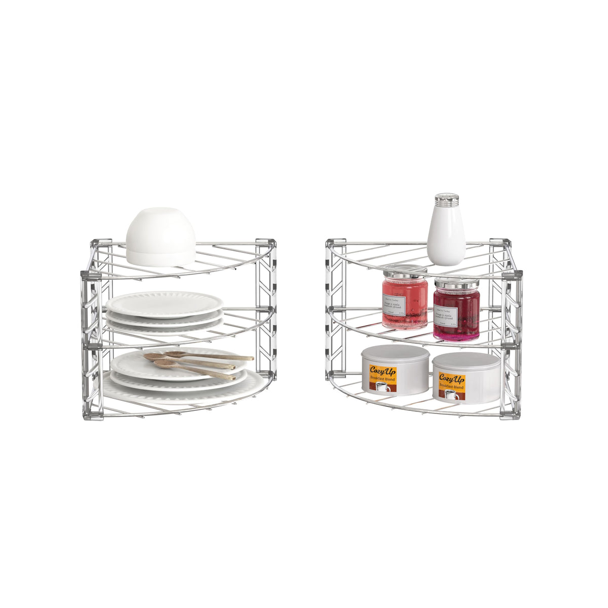 Deco Brothers shelf dimensions 9.8 in x 9.8 in x 7.5 in.