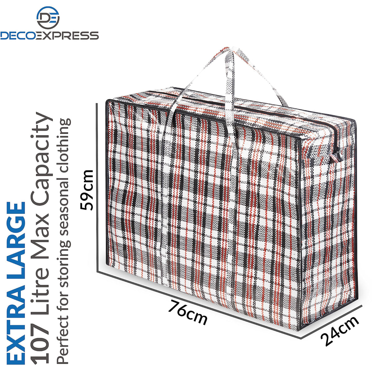 DECO EXPRESS foldable water-repellent bags protecting contents during travel and storage