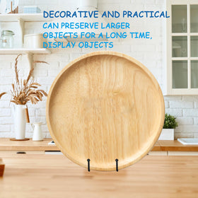 Decolore 12-inch black stand displaying a photo frame on a table