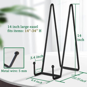 Decolore three-pack plate stand set ideal for mixed displays.