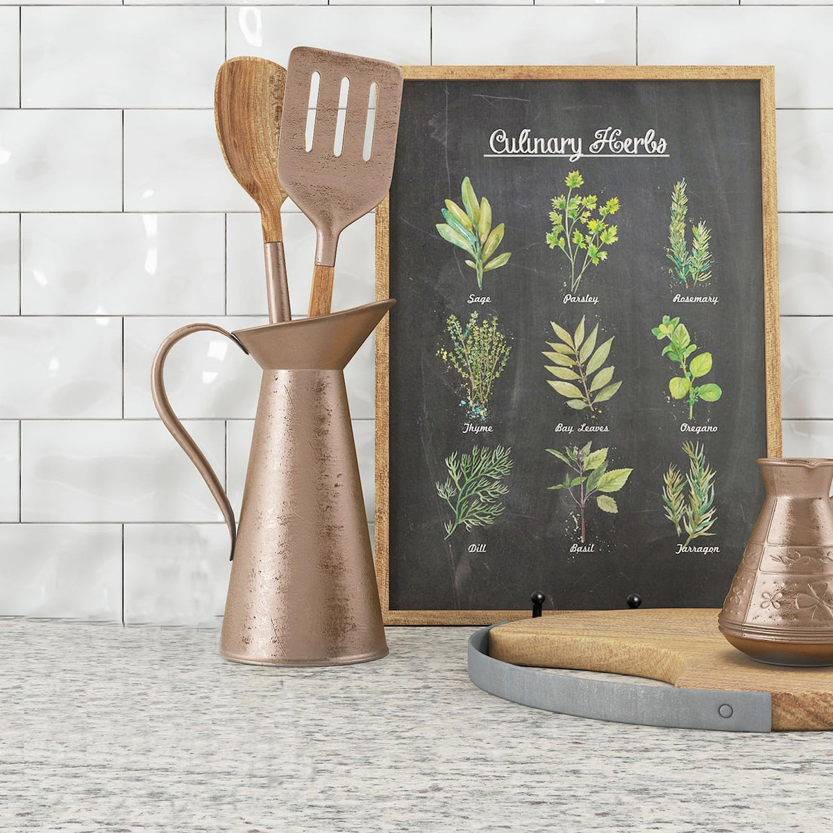 Decolore versatile easel for tiles, frames, and plaques.