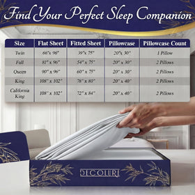 DECOLURE OEKO-TEX label emphasizes safe, tested materials for peaceful sleep.