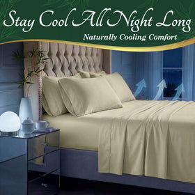 DECOLURE bamboo pillow cases highlight ultra-soft touch and hypoallergenic feel for sensitive skin.