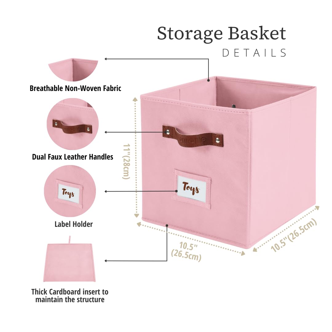 DECOMOMO six-pack cube storage for organized closets and shelves.