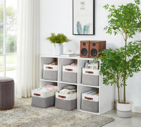 DECOMOMO dimensions 15x11x9.5 inches offer ample capacity.