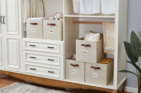 DECOMOMO six pack storage cubes for versatile organization.