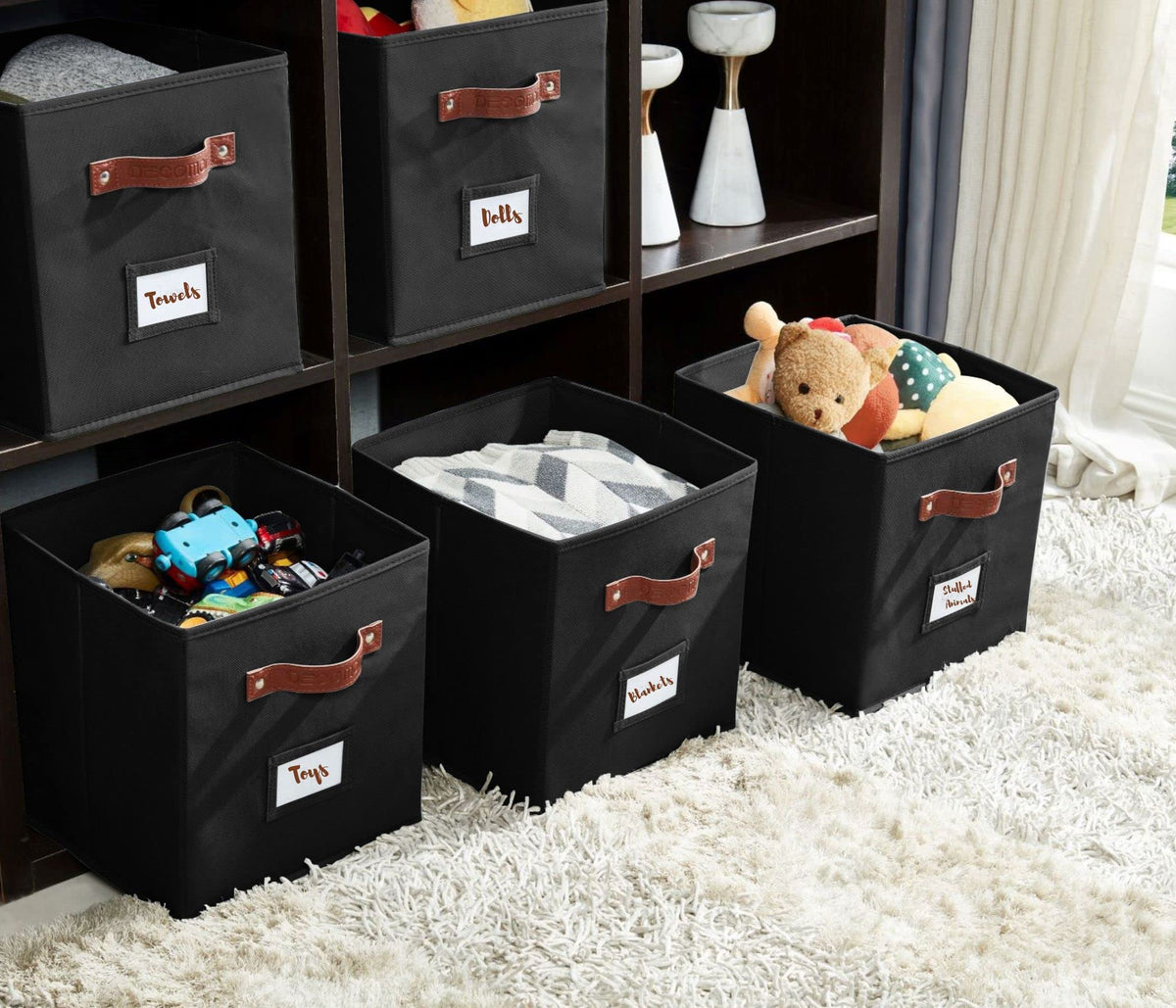 Stacked configuration demonstrates stable structure and load-bearing capability.