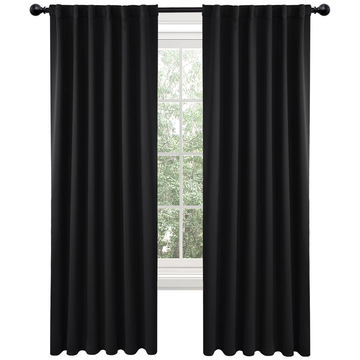 Deconovo blackout curtains demonstrate 85-99% light control for daytime naps