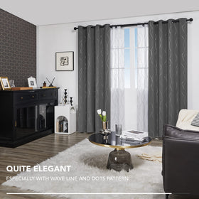 Deconovo easy-care machine-washable curtains simplify cleaning and upkeep