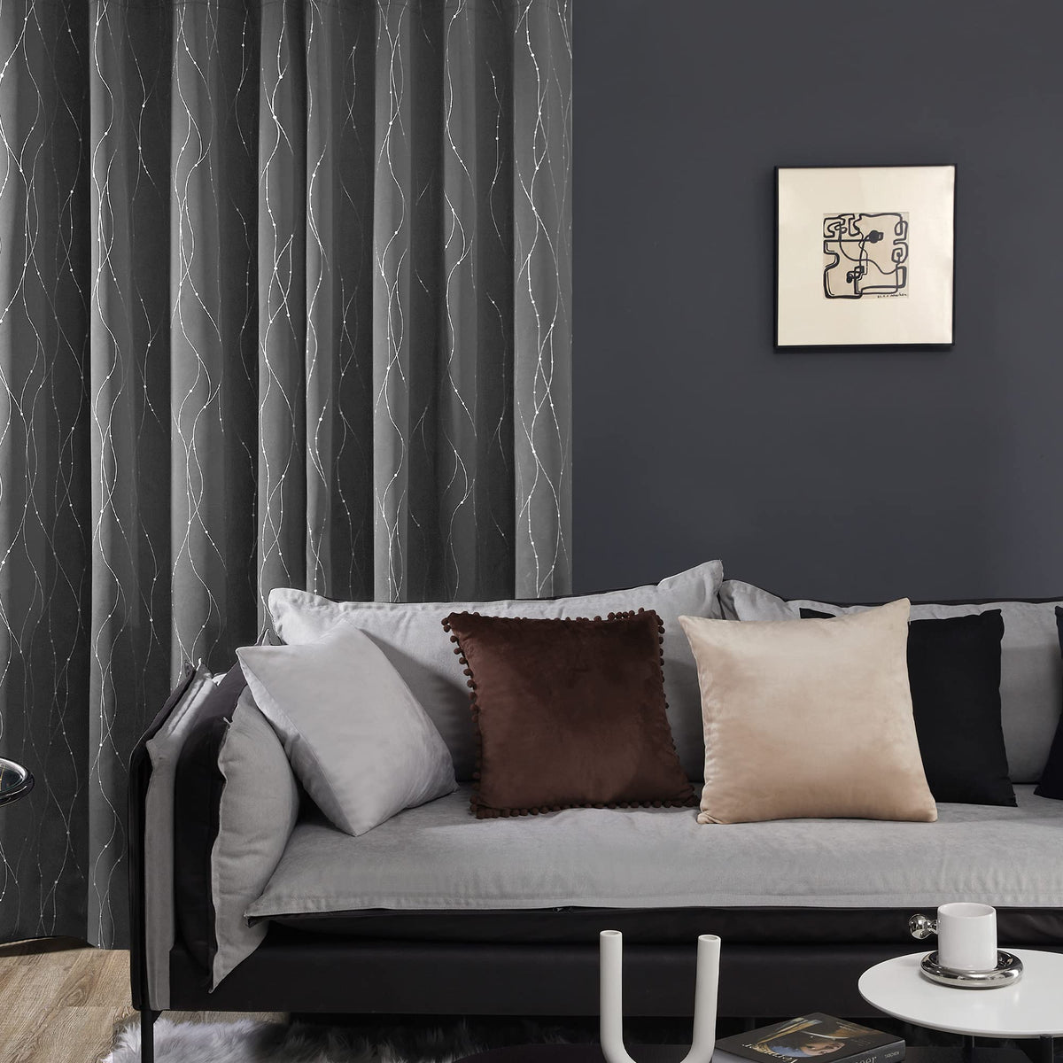 Deconovo silky-soft polyester fabric delivers a premium feel and long-lasting wear