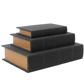 DECOR4SEASON small stackable book box complements decor while concealing small items.