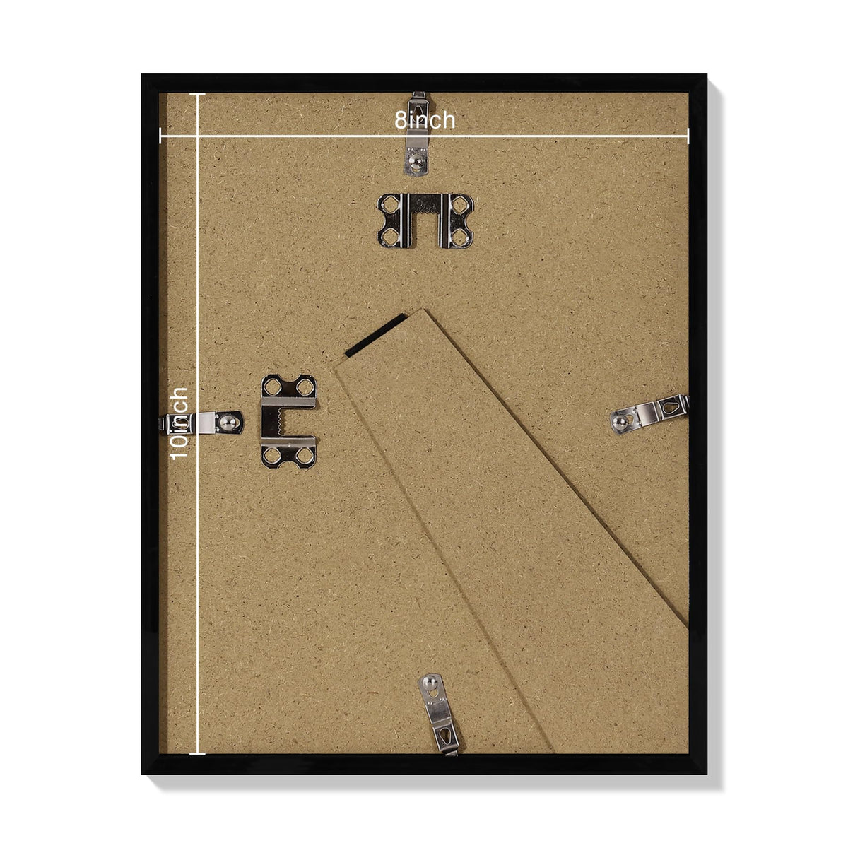 decorUhome 8x10 black frame – packaging shown as gift-ready