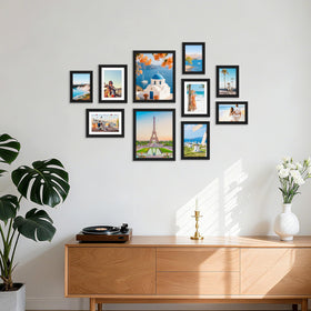 decorUhome 8x10 to 5x7 mattes enable elegant, space-efficient photo layouts.