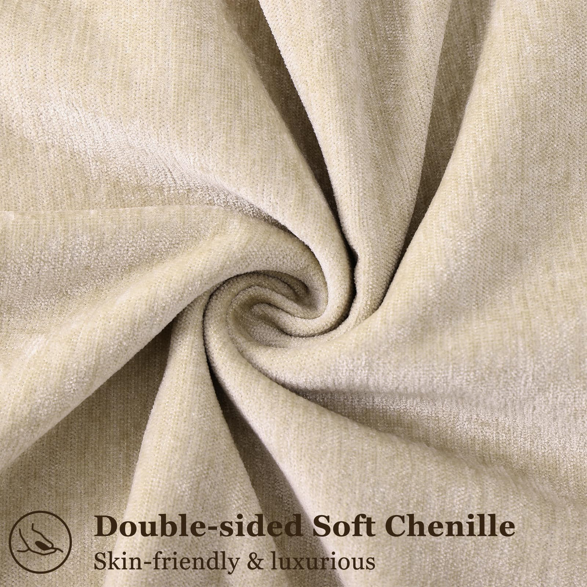 decorUhome beige pillow covers, ideal for sofa, bed, and cozy corners