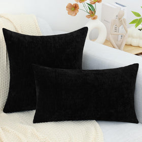 Machine-washable care for DecorUhome chenille pillow covers.