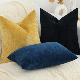 Packaging shot of DecorUhome 2-pack pillow covers.