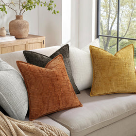 decorUhome chenille fall pillow cover care instructions: machine wash cold