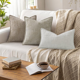 decorUhome oatmeal color complements modern to boho interiors beautifully.