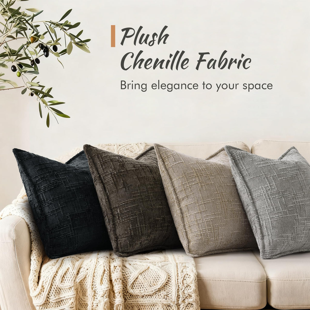 decorUhome versatile design suits sofa, couch, and bedroom decor styles.