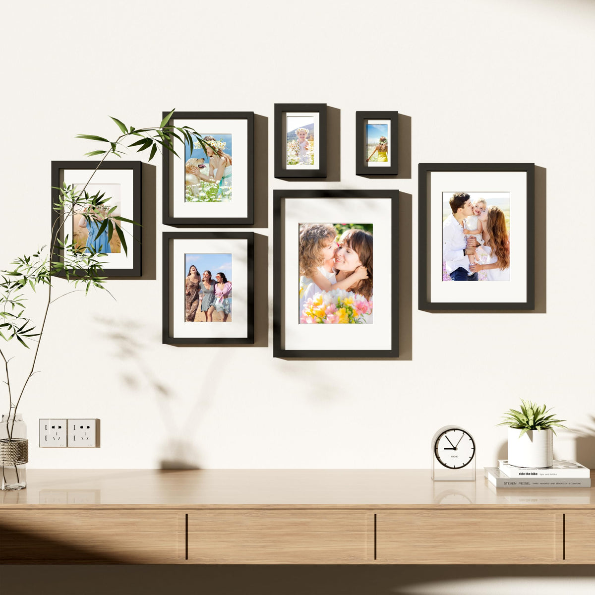 decorUhome clear plexiglass protects memories while staying lightweight.