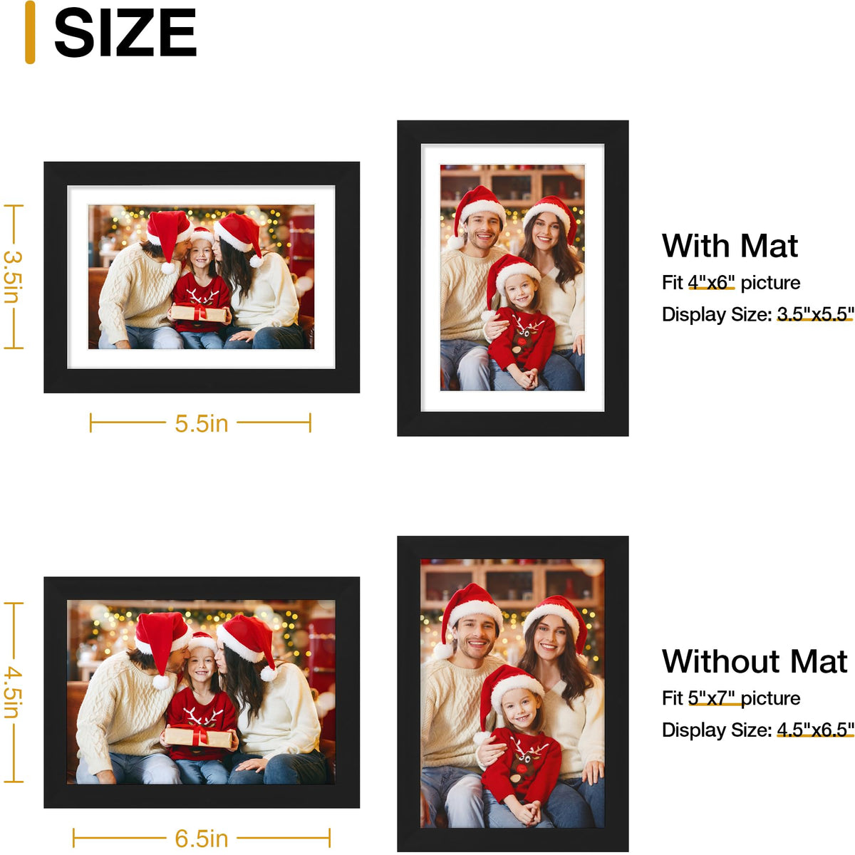 decorUhome easy-open frames make photo swaps effortless.