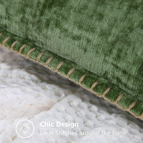 DecorUhome farmhouse boho style pillow cover for sofa
