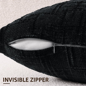 decorUhome hidden-zipper pillow cover delivers a seamless, neat look without visible hardware.