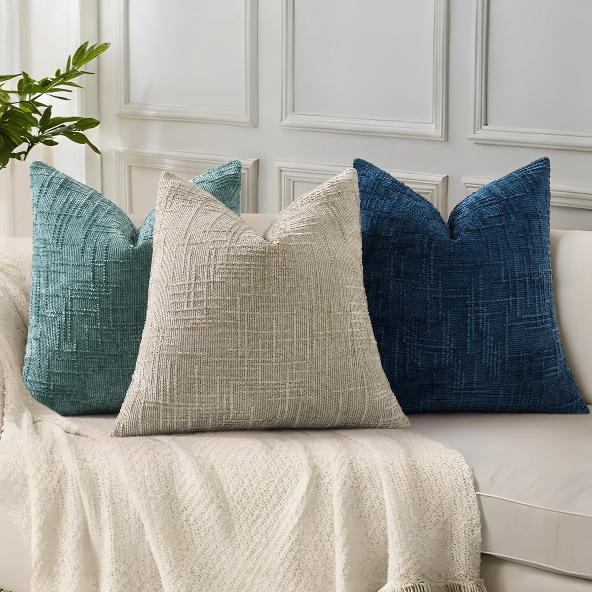 decorUhome 18x18 inch covers pair with various decor styles