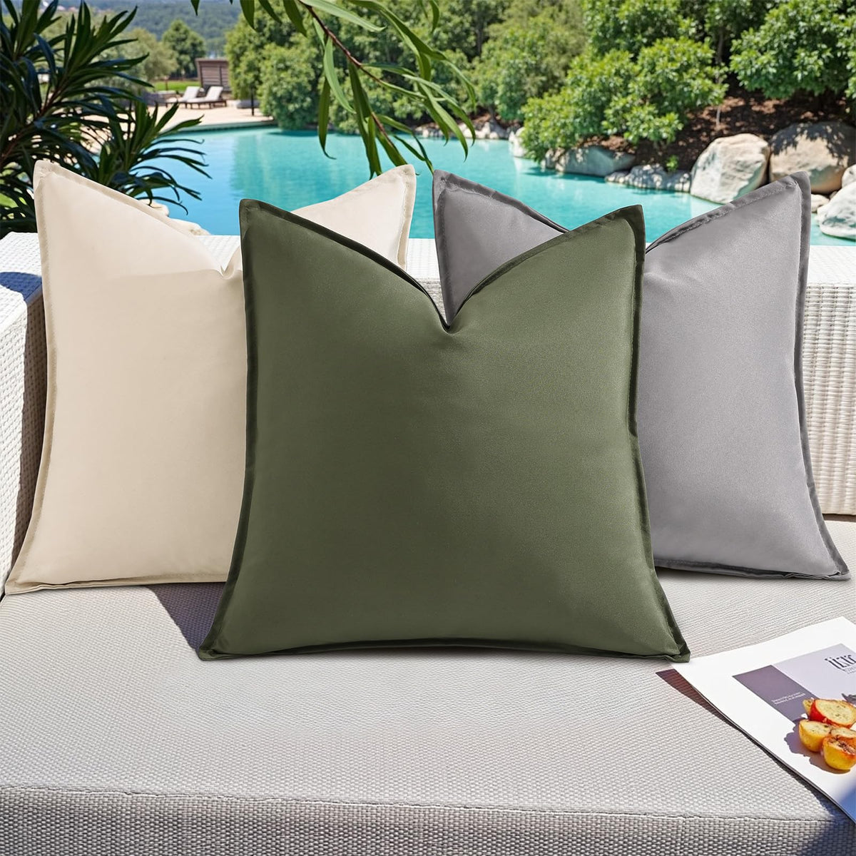 decorUhome machine-washable pillow cover for easy care