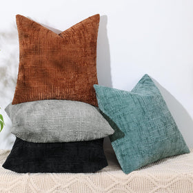 decorUhome soft-cozy pillow cover enhances comfort on couch, bed, or chair.