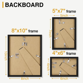 decorUhome wall gallery versatility supports vertical or horizontal layouts for any room.