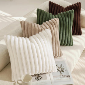 decorUhome Plush pillow cover for living room decor and warmth