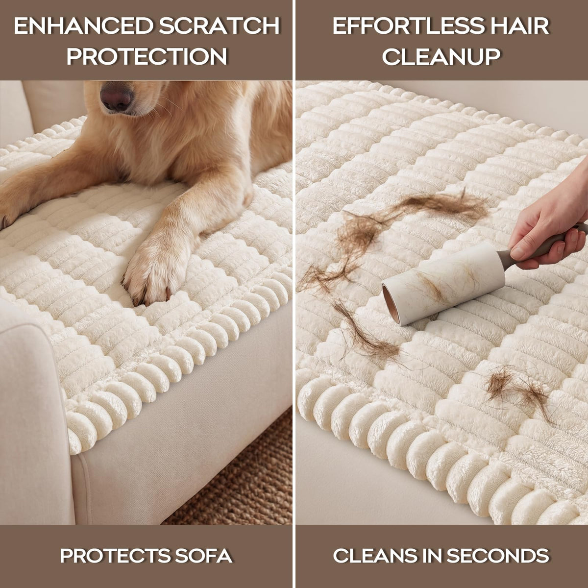 decorUhome silicone dot backing minimizes sliding on upholstery