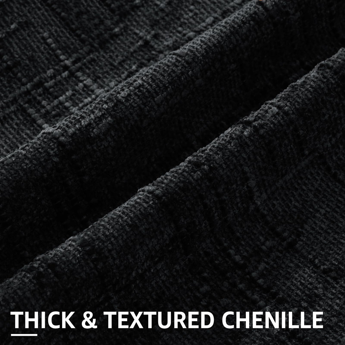 decorUhome slubby-texture chenille pillow cover provides depth and subtle sheen for elegance.