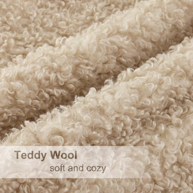 decorUhome soft boucle-like texture pillow cover adds tactile interest to spaces.