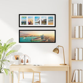 decorUhome sturdy lightweight plastic frame with clear plexiglass
