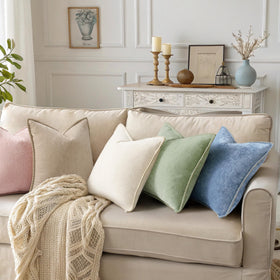 DecorUhome cozy cushion cover displayed on sofa for quick decor upgrade