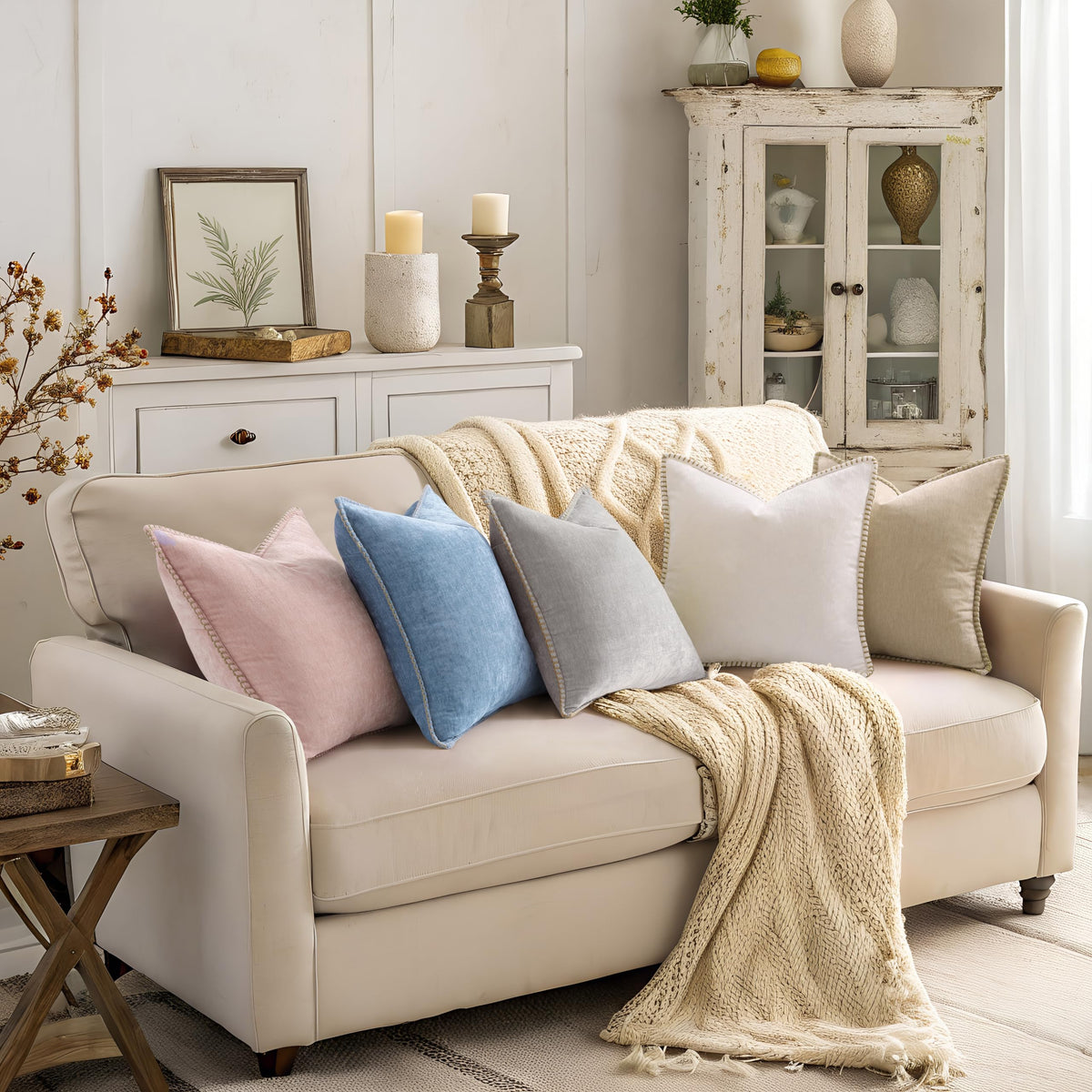 DecorUhome versatile pillow cover suitable for indoor and outdoor seating