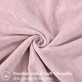 decorUhome blush pink 20x20 pillow cover with flange edges