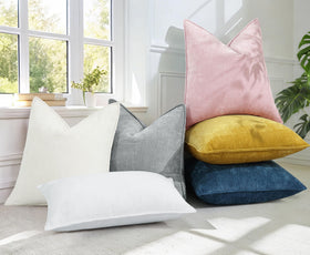 decorUhome soft chenille fabric close-up on pillow cover