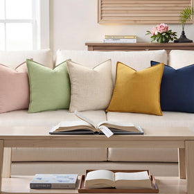 decorUhome beige tone sham complements modern, farmhouse, and coastal decor.