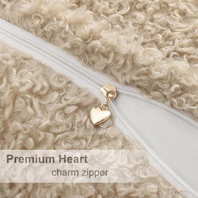 decorUhome 20x20 pillow cover on chair demonstrates simple care options.