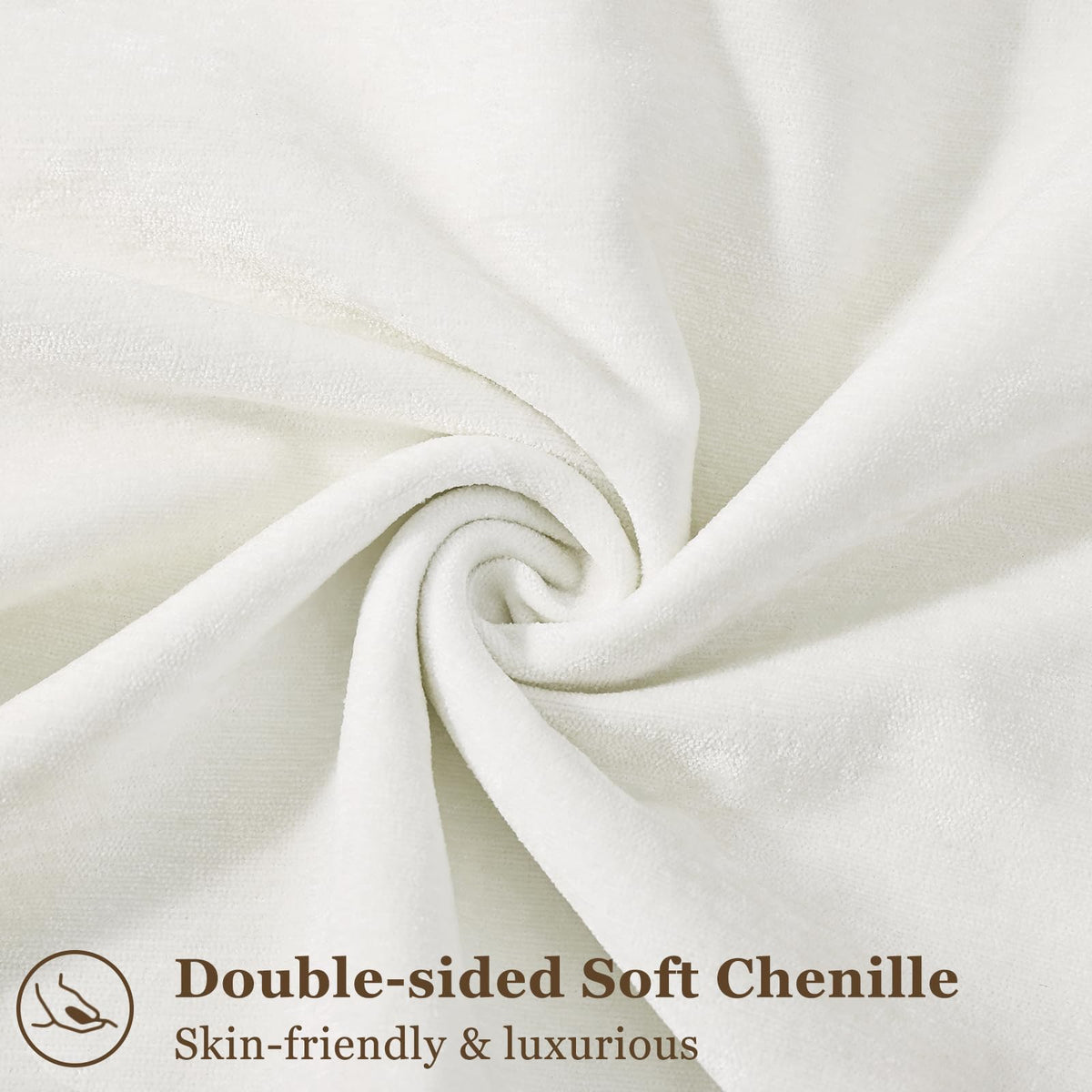 decorUhome wrinkle-resistant pillow cover stays neat