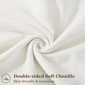 decorUhome wrinkle-resistant pillow cover stays neat