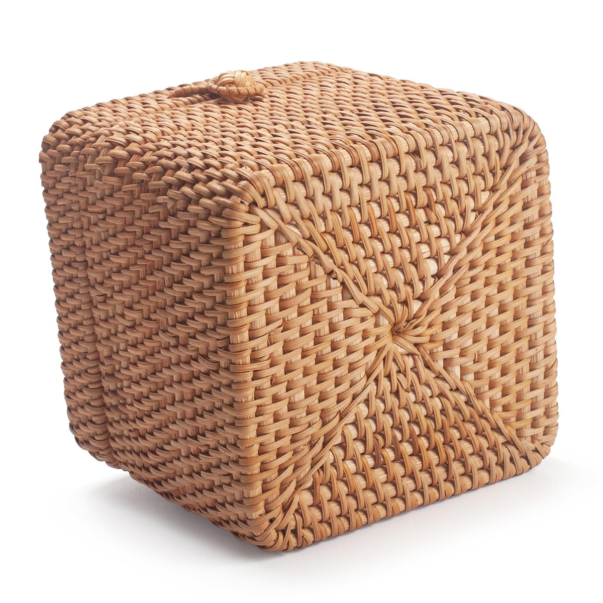 DECRAFTS rattan tissue box cover in office creates calm workspace