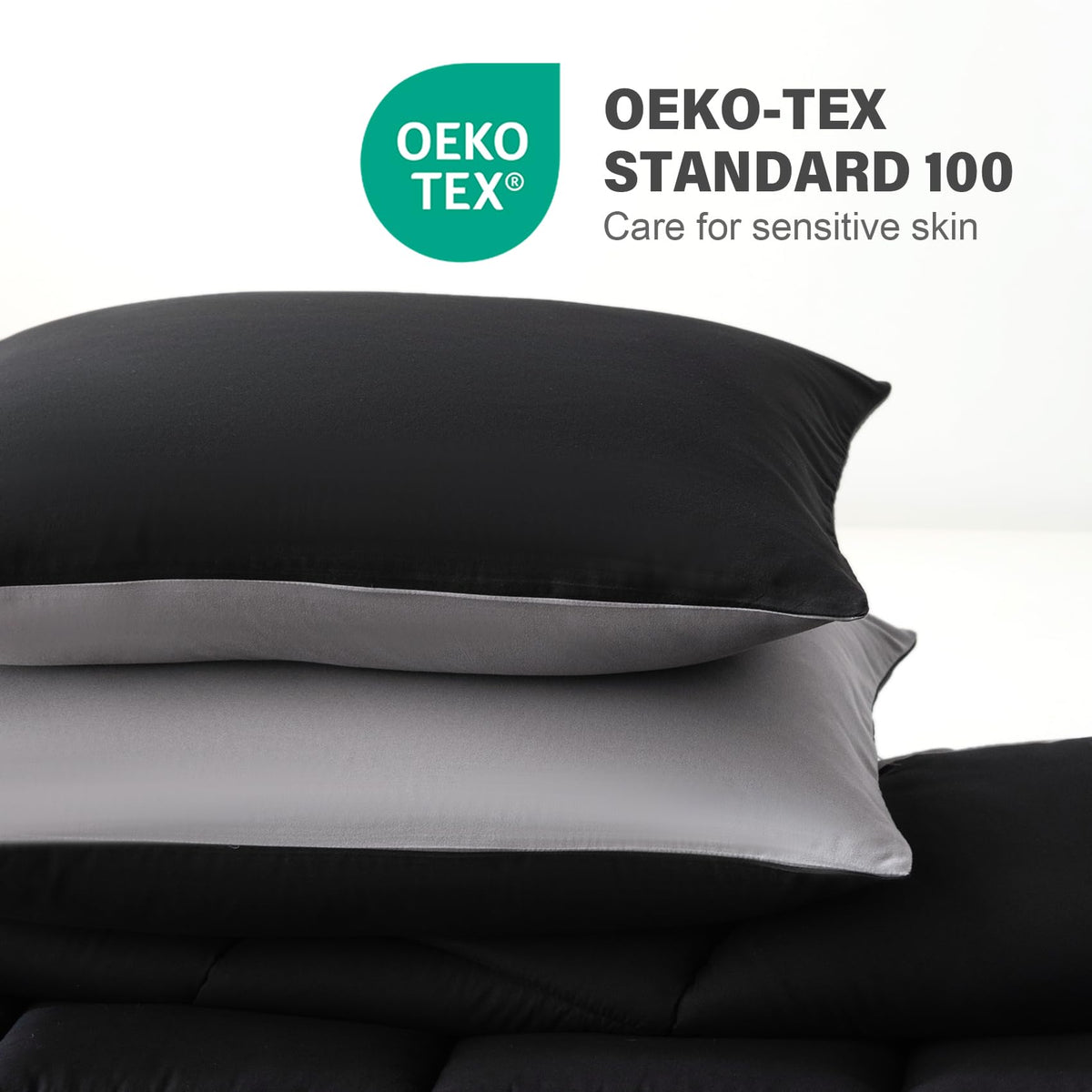 Decroom all-season comfort featuring soft breathable polyester microfiber.
