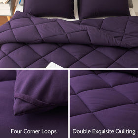Decroom four corner tabs simplify attaching a duvet cover securely.